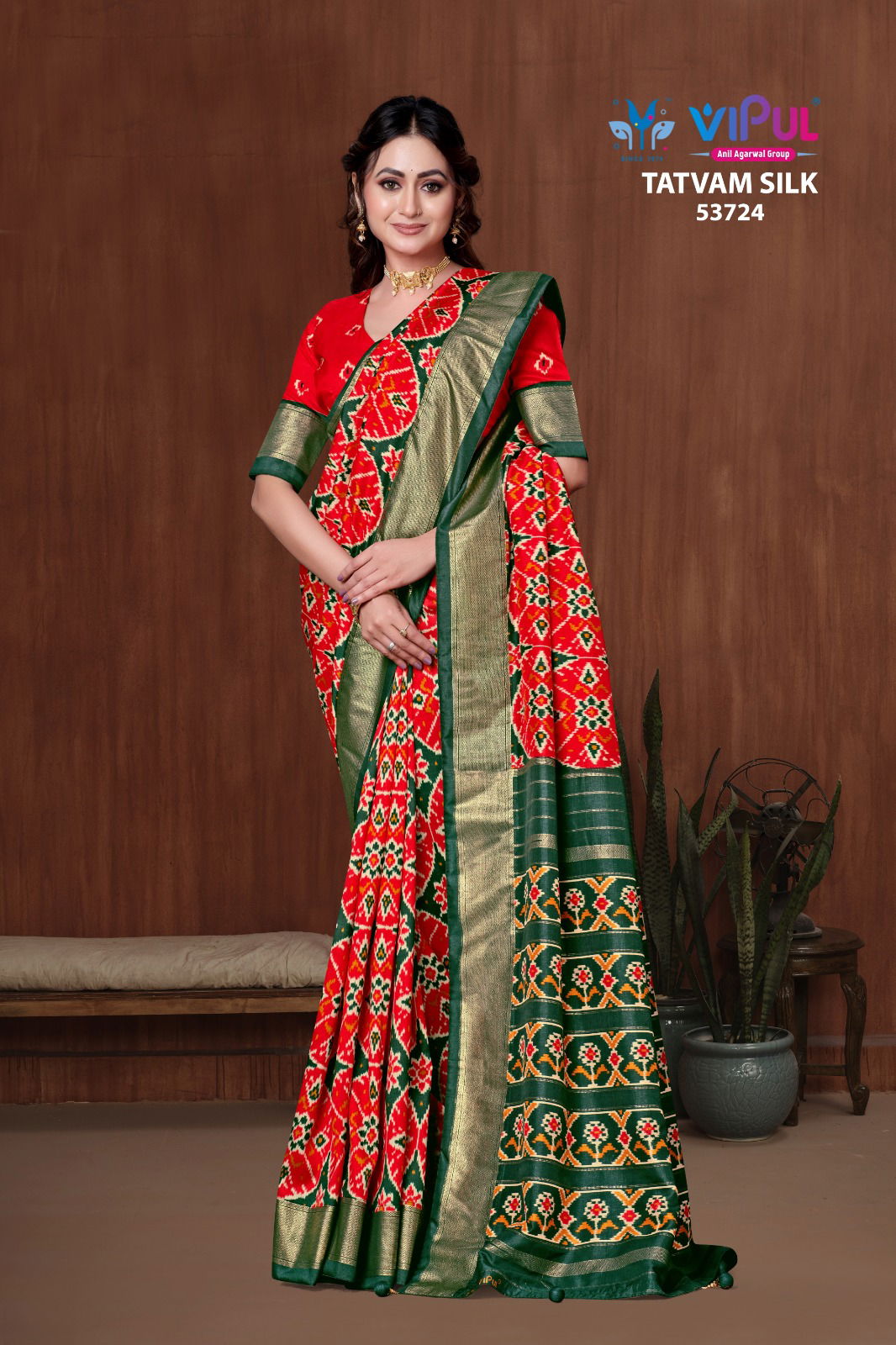 Tatvam Silk Vol 1 By Vipul Fancy Wholesale Saree Suppliers In Mumbai